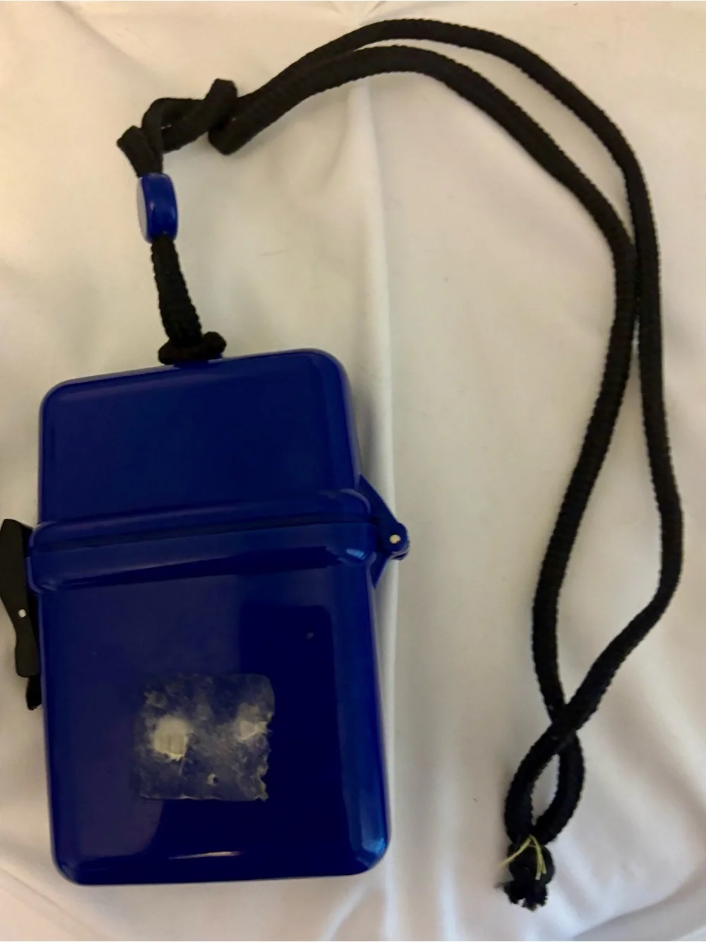 Schlitterbahn Waterparks Blue Waterproof Phone/ carrying Case with Neck Strap